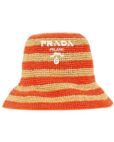 orange prada hat|Orange Crochet Hat .